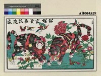 藏品(貓蝶富貴蚤花茂盛)的圖片